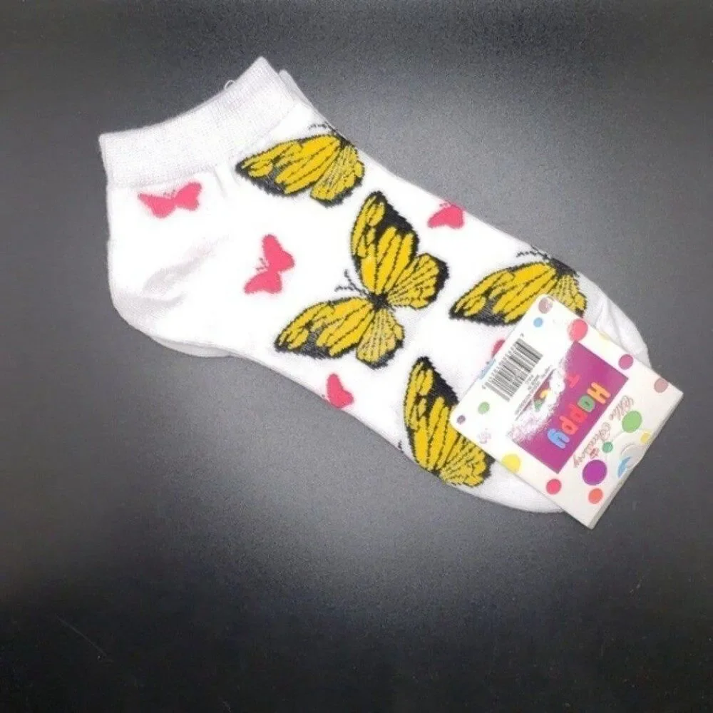 Butterfly ankle socks